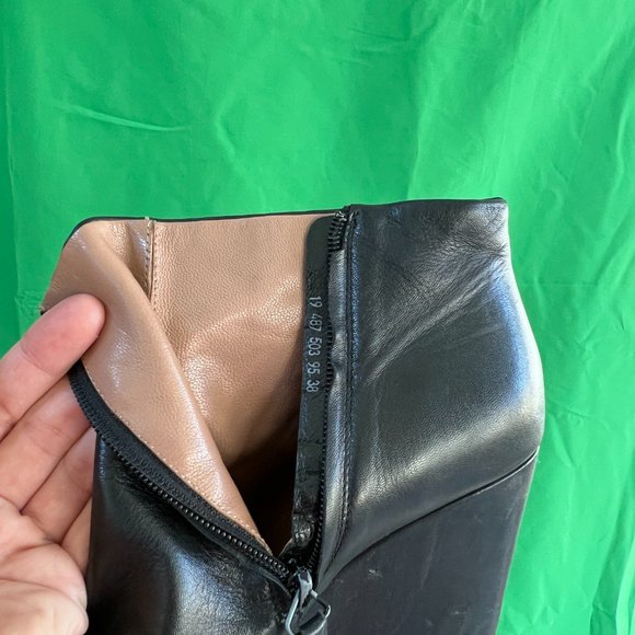 Corso Como Leather Wedge Ankle Boots Size 8 - Picture 6 of 8